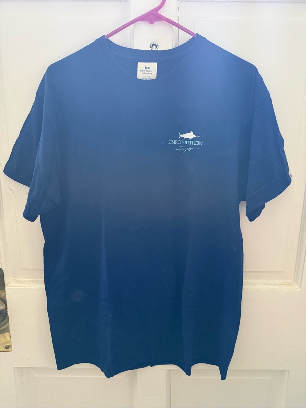 Simply Southern Men’s Dark Blue Short Sleeve Graphic Tee